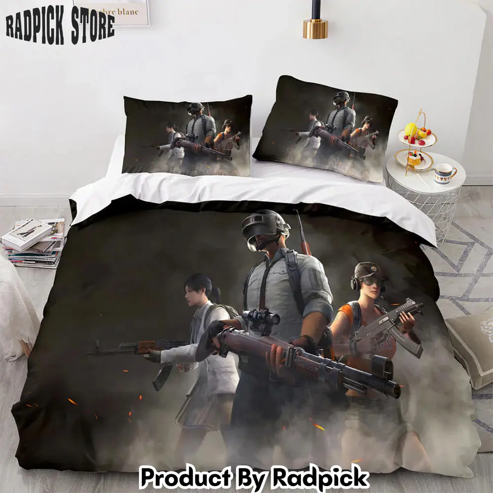 Player unknowns battlegrounds cosplay bedding sets duvet covers sheets  rp0421261